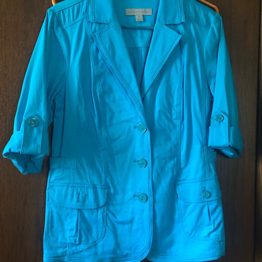 Laura Ashley Bright Blue Suit Jacket